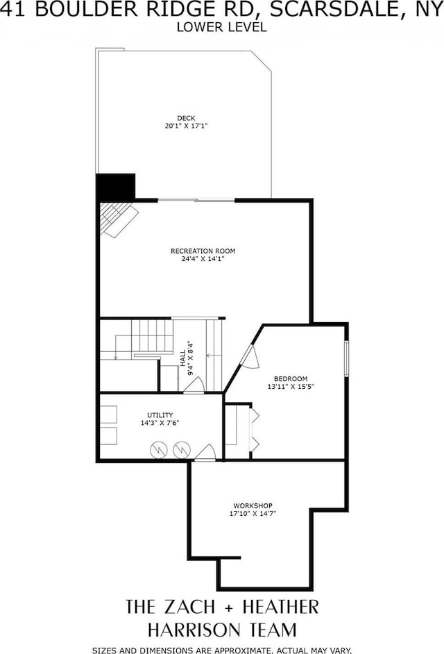 41 Boulder Ridge Rd, Scarsdale, NY 10583 - floor plan / room layout