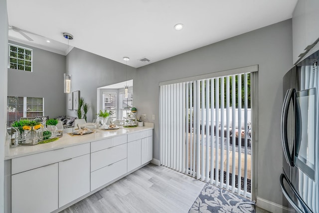 4 Cari Ln, Middle Island, NY 11953 - bathroom with baseboards, wood finished floors, recessed lighting, and vanity