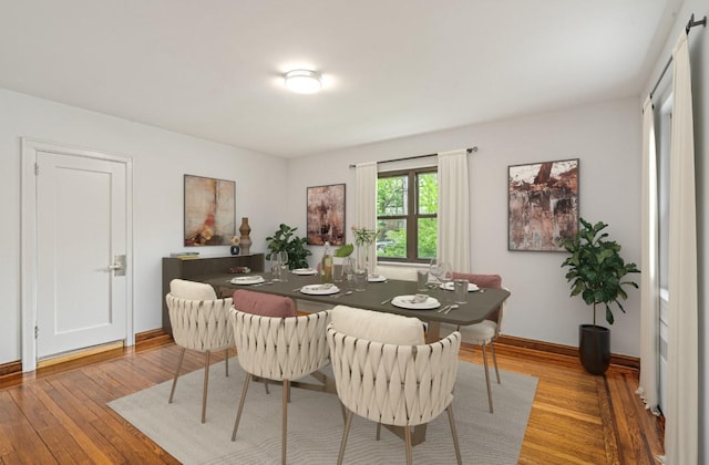 164-03 33rd Ave, Flushing, NY 11358 - dining room featuring wood finished floors and baseboards