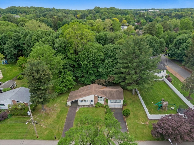 50 Parker Blvd, Monsey, NY 10952 - aerial view of property's location with a heavily wooded area