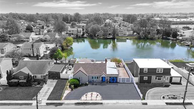 24 Raynor St, West Babylon, NY 11704 - aerial view of residential area featuring a nearby body of water