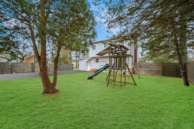 12 Barberry Ln, Middle Island, NY 11953 - view of yard featuring a playground