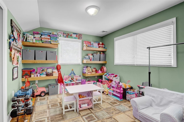 224 Biltmore Blvd, Massapequa, NY 11758 - playroom featuring lofted ceiling