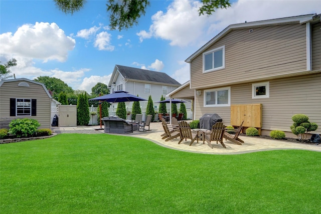 224 Biltmore Blvd, Massapequa, NY 11758 - back of property featuring a patio area