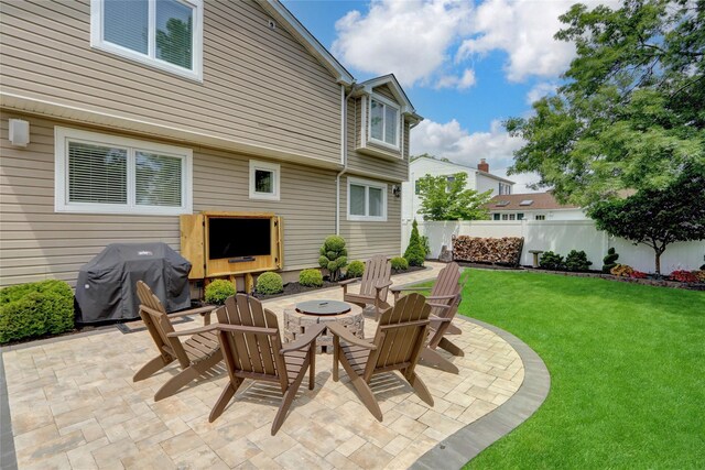 224 Biltmore Blvd, Massapequa, NY 11758 - view of patio / terrace with grilling area