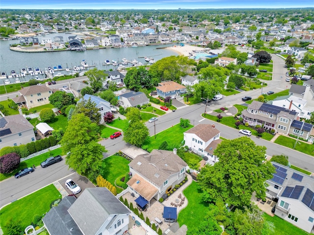224 Biltmore Blvd, Massapequa, NY 11758 - aerial view of residential area with a nearby body of water