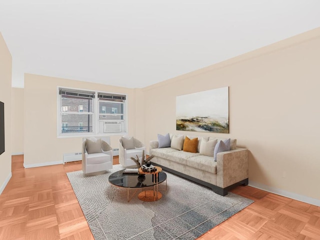 5550 Fieldston Rd Unit 8D, Bronx, NY 10471 - living area featuring baseboards