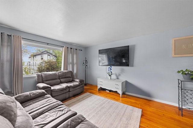 160 Laconia Ave, Staten Island, NY 10305 - living room with wood finished floors and baseboards