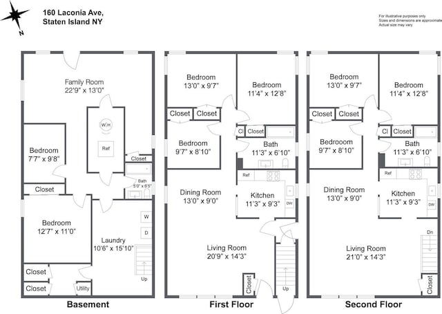 160 Laconia Ave, Staten Island, NY 10305 - property floor plan