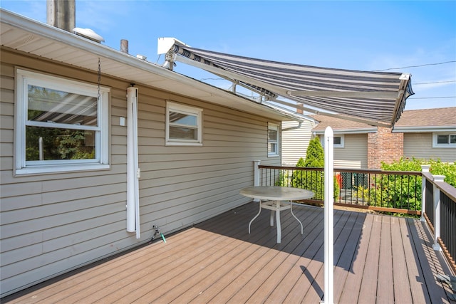 697 Byron Ave, Franklin Square, NY 11010 - view of wooden deck