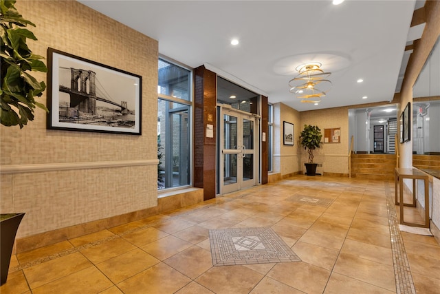 150 W End Ave Unit 1J, Brooklyn, NY 11235 - community lobby with recessed lighting