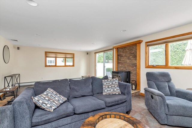 314 Oakview Ave, Oceanside, NY 11572 - living room featuring recessed lighting