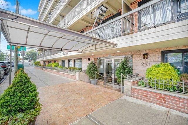 2121 Shore Pkwy Unit 2P, Brooklyn, NY 11214 - property entrance with french doors and a balcony