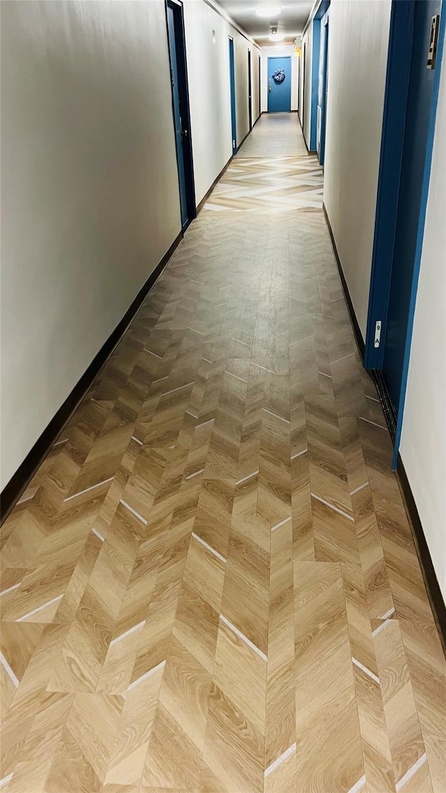52-40 39th Dr Unit 9J, Woodside, NY 11377 - corridor with baseboards