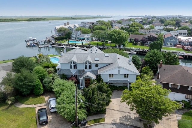 1416 Bay Blvd, Atlantic Beach, NY 11509 - drone / aerial view of a large body of water