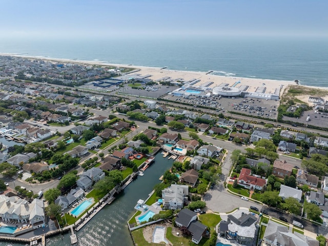 1416 Bay Blvd, Atlantic Beach, NY 11509 - aerial overview of property's location with nearby suburban area