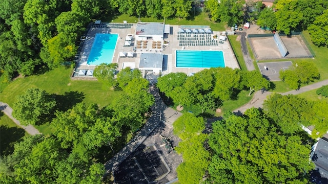 203 Dover Grn, Staten Island, NY 10312 - drone / aerial view of a pool