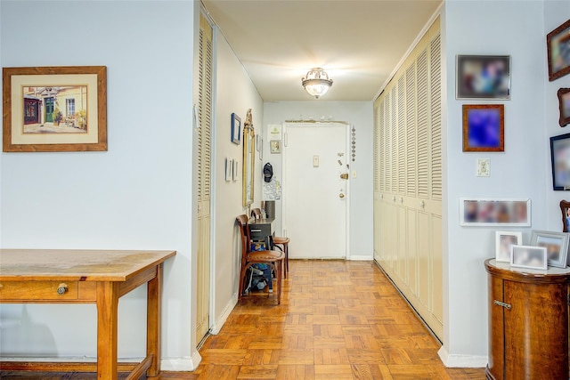 102-30 66th Rd Unit 14D, Forest Hills, NY 11375 - corridor with baseboards