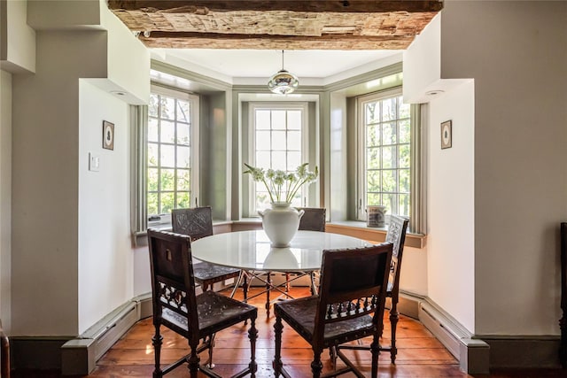 26 Roberson Ave, Pine Bush, NY 12566 - dining room featuring hardwood / wood-style flooring