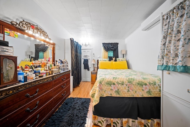 8564 79th St, Woodhaven, NY 11421 - bedroom with light wood-style floors