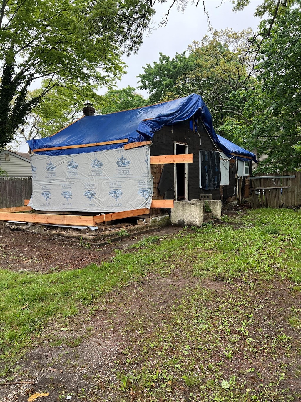 33 Midland Ave, Mastic, NY 11950 - view of back of property