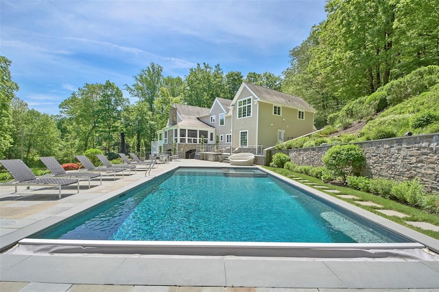 93 Haights Cross Rd, Chappaqua, NY 10514 - view of pool featuring a patio