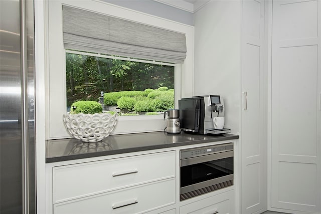 93 Haights Cross Rd, Chappaqua, NY 10514 - kitchen featuring stainless steel appliances and dark countertops