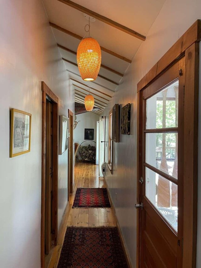 3 Perry Rd, Barryville, NY 12719 - corridor featuring light wood-style flooring