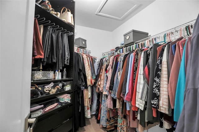 8 Wisteria Ln, Lake Grove, NY 11755 - walk in closet with attic access