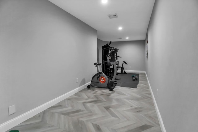 8 Wisteria Ln, Lake Grove, NY 11755 - exercise area with baseboards and recessed lighting