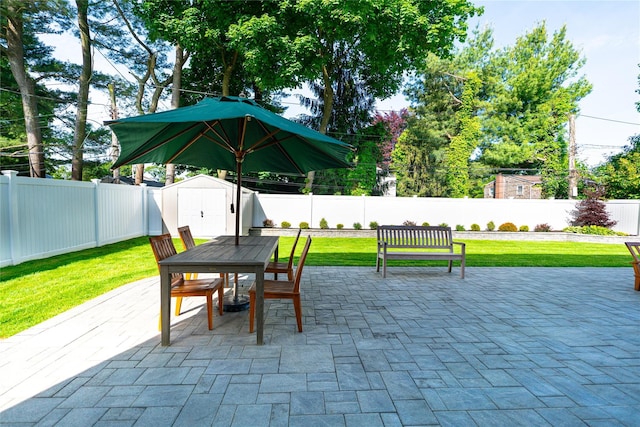 14 Gordon Ave, Plainview, NY 11803 - view of patio / terrace featuring outdoor dining space