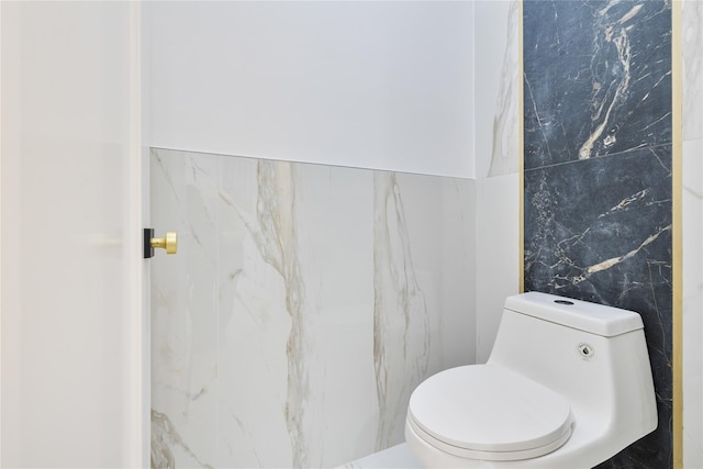 615 Union Rd, Spring Valley, NY 10977 - bathroom with tile walls and toilet