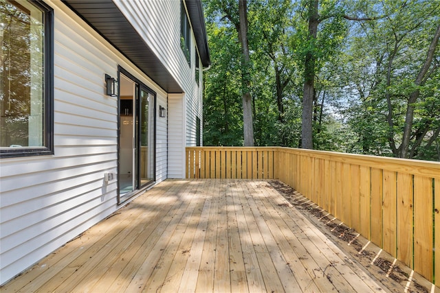 615 Union Rd, Spring Valley, NY 10977 - deck with view of wooded area