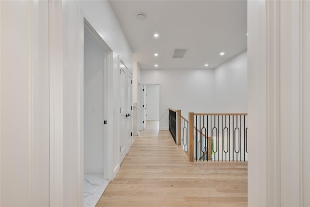 615 Union Rd, Spring Valley, NY 10977 - hallway featuring recessed lighting and light wood-style flooring