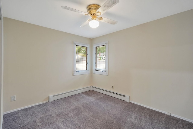 8 Adolphi Pl, Ronkonkoma, NY 11779 - unfurnished room featuring carpet floors, a ceiling fan, and baseboards