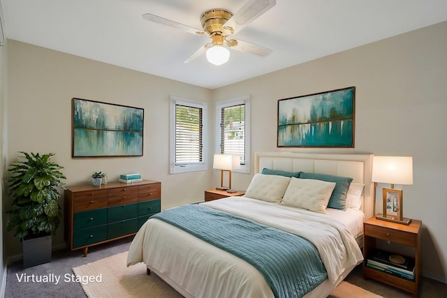 8 Adolphi Pl, Ronkonkoma, NY 11779 - carpeted bedroom featuring ceiling fan