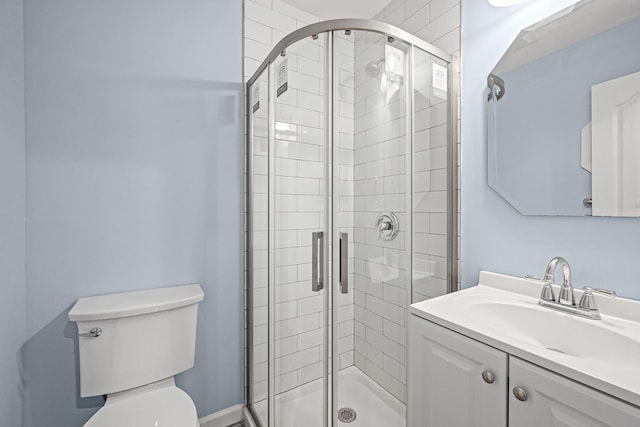 8 Adolphi Pl, Ronkonkoma, NY 11779 - full bath with a shower stall, toilet, and vanity