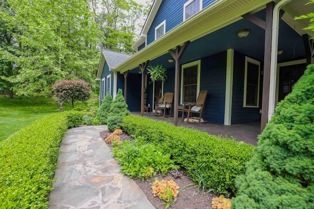 470 Winding Hill Rd, Montgomery, NY 12549 - view of covered porch