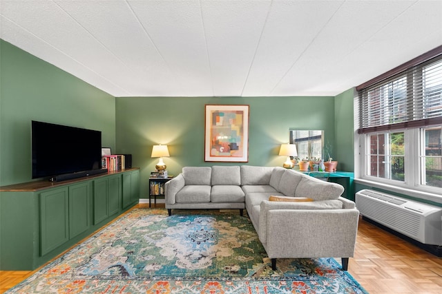 9965 Shore Rd Unit 6B, Brooklyn, NY 11209 - living area featuring a wall mounted air conditioner