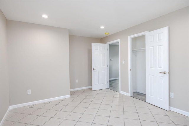 24 Commander Ave, Hempstead, NY 11550 - unfurnished bedroom featuring recessed lighting, baseboards, and a closet