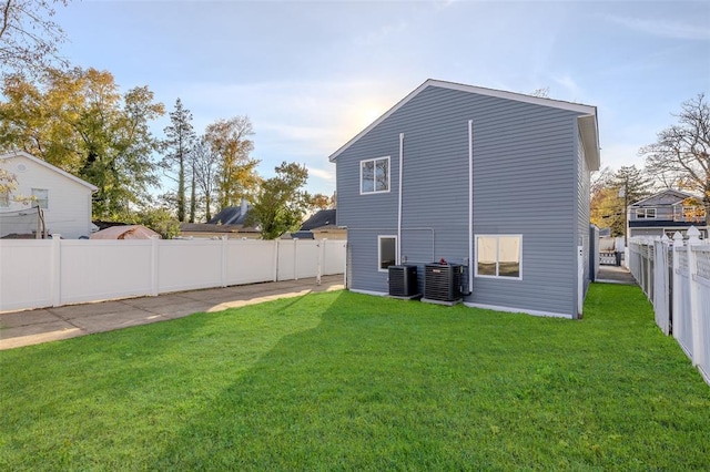 24 Commander Ave, Hempstead, NY 11550 - rear view of house featuring central air condition unit