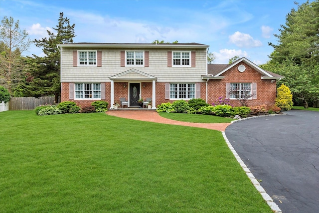 8 Bank Ct, Greenlawn, NY 11740 - view of front of house with brick siding