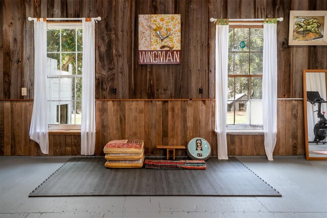 336 County Highway 5, Bovina Center, NY 13740 - entryway featuring plenty of natural light and wooden walls