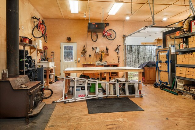 336 County Highway 5, Bovina Center, NY 13740 - misc room featuring a workshop area