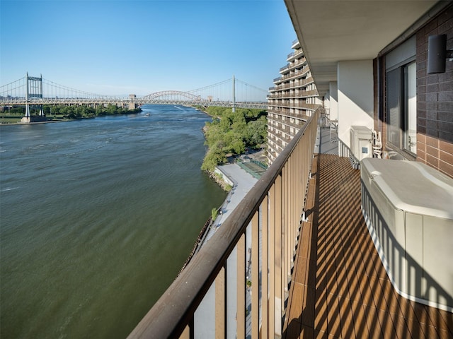 25-40 Shore Blvd Unit 17K, Astoria, NY 11102 - balcony with a water view