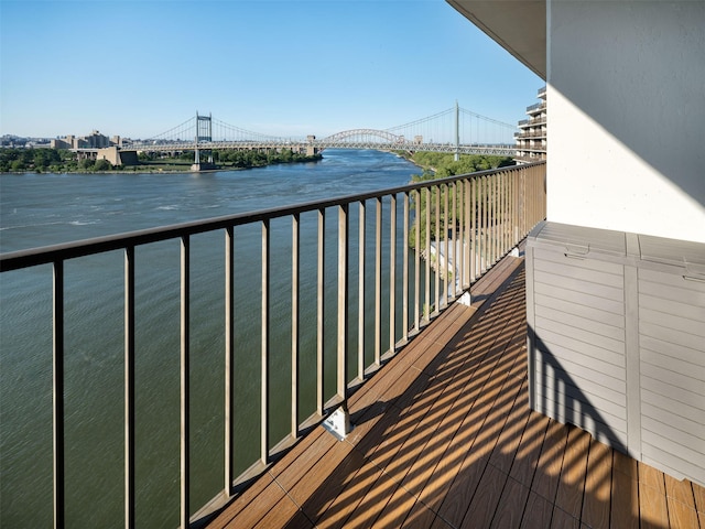 25-40 Shore Blvd Unit 17K, Astoria, NY 11102 - balcony with a water view