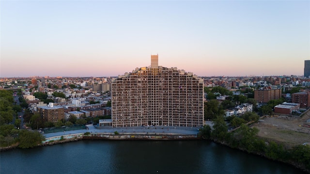 25-40 Shore Blvd Unit 17K, Astoria, NY 11102 - aerial view of property and surrounding area with nearby urban area and a nearby body of water