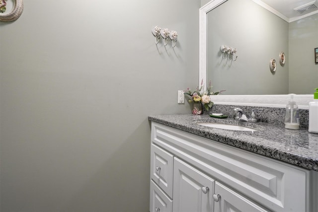 57 Wilner Rd, Somers, NY 10589 - bathroom featuring vanity and ornamental molding
