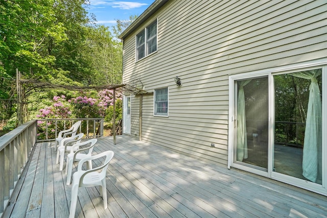 57 Wilner Rd, Somers, NY 10589 - view of wooden deck