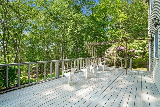 57 Wilner Rd, Somers, NY 10589 - view of wooden terrace